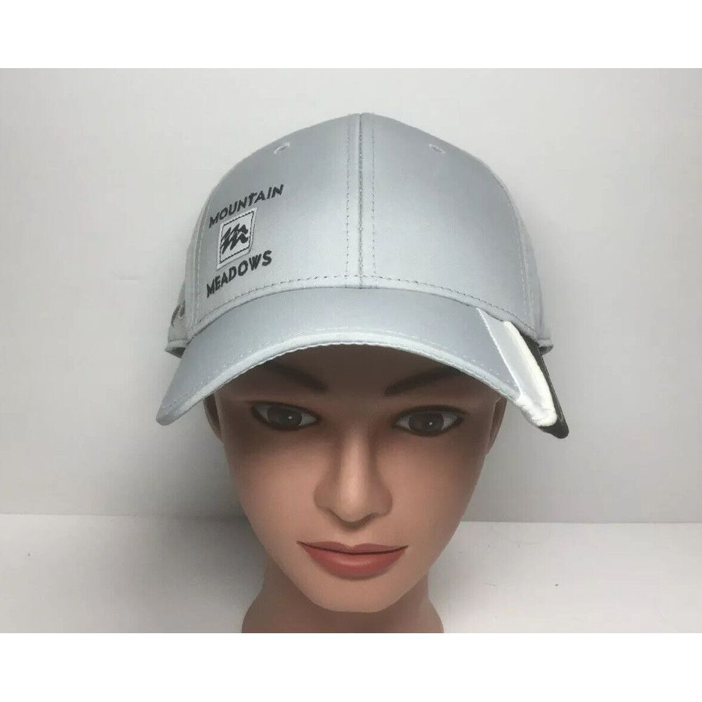 Pukka Golf Hat Mountain‎ Meadows 100% Polyester Gray Aadjustable  strap Cap - Picture 3 of 8